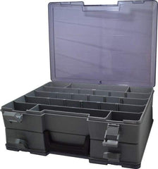 Flambeau - 15-1/2" Wide x 5" High x 11-3/4" Deep, Small Parts Storage Box - Copolymer Frame, 18 to 48 Compartments - A1 Tooling