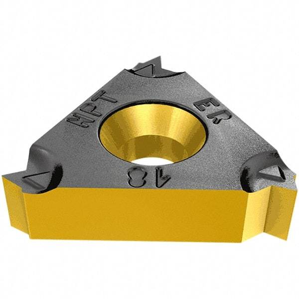 Iscar - 16IR Internal Right Hand 20 UN Laydown Threading Insert - Grade IC1007, TiAlN Coated Carbide, 9.52mm Inscribed Circle - A1 Tooling