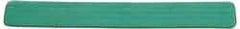 Rubbermaid - 48-1/2" Long x 5-1/2" Wide Microfiber Dust Mop Pad - Hook & Loop, Green - A1 Tooling