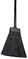 Ability One - 56" OAL Polypropylene Bristle Corn Broom - Plastic-Coated Metal Handle - A1 Tooling