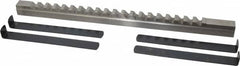 Value Collection - 5/8" Keyway Width, Style E, Keyway Broach - High Speed Steel, Bright Finish, 3/4" Broach Body Width, 1" to 6" LOC, 15-1/2" OAL - A1 Tooling