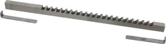 Dumont Minute Man - 3/8" Keyway Width, Style C, Keyway Broach - High Speed Steel, Bright Finish, 3/8" Broach Body Width, 25/64" to 2-1/2" LOC, 11-3/4" OAL, 4,340 Lbs Pressure for Max LOC - A1 Tooling