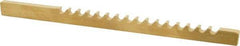 Dumont Minute Man - 3/16" Keyway Width, Style B, Keyway Broach - TiN Finish, 3/16" Broach Body Width, 6-3/4" OAL - A1 Tooling