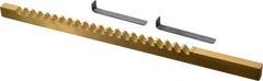 Dumont Minute Man - 3/8" Keyway Width, Style C, Keyway Broach - TiN Finish, 3/8" Broach Body Width, 11-3/4" OAL - A1 Tooling