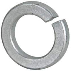 Value Collection - 1-3/8", 1.379" ID, 0.344" Thick Split Lock Washer - Grade 2 Steel, Zinc-Plated Finish, 1.379" Min ID, 1.408" Max ID, 2.219" Max OD - A1 Tooling