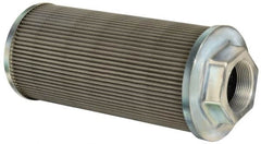 Flow Ezy Filters - 100 Mesh, 284 LPM, 75 GPM, 5.4" Diam, Female Suction Strainer without Bypass - 2-1/2 Port NPT, 12-1/2" Long - A1 Tooling