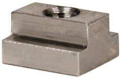 Gibraltar - 5/16-18 Blind Tapped T Slot Nut - 3/8" Slot Width, 5/8 x 7/32" Base Width x Height, 3/4 x 13/32" OAL x Height - A1 Tooling