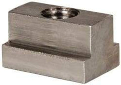 Gibraltar - 1/2-13 Blind Tapped T Slot Nut - 9/16" Slot Width, 7/8 x 11/32" Base Width x Height, 1-1/4 x 3/4" OAL x Height - A1 Tooling