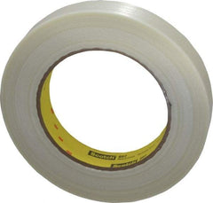 3M - 3/4" x 60 Yd Clear Rubber Adhesive Packaging Tape - Polypropylene Film Backing, 6 mil Thick, 170 Lb Tensile Strength, Series 897 - A1 Tooling