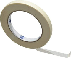 Intertape - 1/2" Wide x 60 Yd Long White Paper Masking Tape - Series PG500, 5 mil Thick, 21 In/Lb Tensile Strength - A1 Tooling