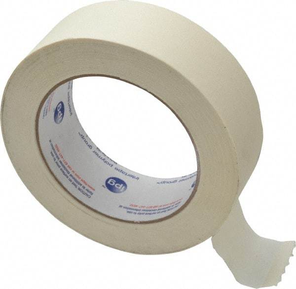 Intertape - 1-1/2" Wide x 60 Yd Long White Paper Masking Tape - Series PG500, 5 mil Thick, 21 In/Lb Tensile Strength - A1 Tooling