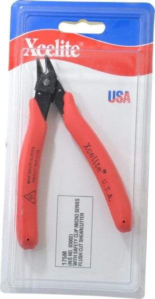 Xcelite - 127mm OAL, 20 AWG Capacity, Diagonal Cutter - 11/32" Jaw Length x 13mm Jaw Width, Standard Head - A1 Tooling