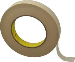 3M - 3/4" Wide x 60 Yd Long Tan Paper Masking Tape - Series 232, 6.3 mil Thick, 27 In/Lb Tensile Strength - A1 Tooling