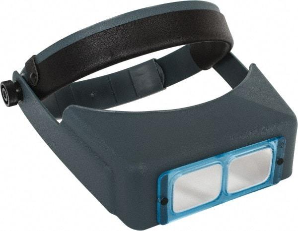 Made in USA - 1.5x Magnification, Optical Glass, Rectangular Magnifier - Headband Mount, 20 Inch Focal Distance - A1 Tooling