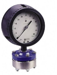 Value Collection - 30 Max psi, 4-1/2 Inch Dial Diameter, Polypropylene Pressure Gauge Guard and Isolator - 0.5% Accuracy - A1 Tooling