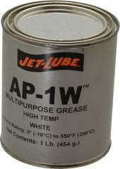 Jet-Lube - 1 Lb Can High Temperature Grease - White, High Temperature, 550°F Max Temp, NLGIG 2, - A1 Tooling