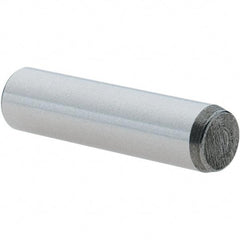 Value Collection - 1/4" Diam x 1" Pin Length Grade 8 Alloy Steel Pull Out Dowel Pin - 1 Rounded & 1 Threaded End - A1 Tooling