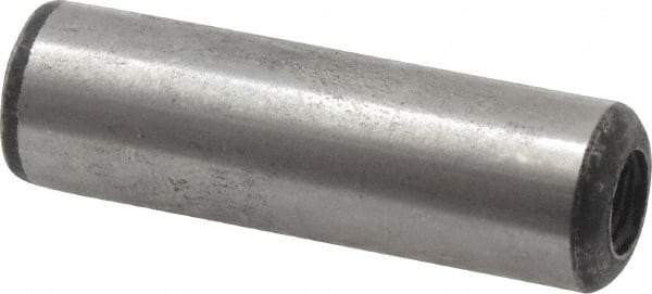 Value Collection - 3/8" Diam x 1-1/4" Pin Length Grade 8 Alloy Steel Pull Out Dowel Pin - 1 Rounded & 1 Threaded End - A1 Tooling