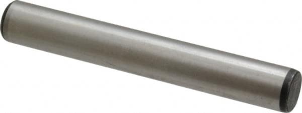 Value Collection - 1/2" Diam x 3-1/2" Pin Length Grade 8 Alloy Steel Pull Out Dowel Pin - 1 Rounded & 1 Threaded End - A1 Tooling