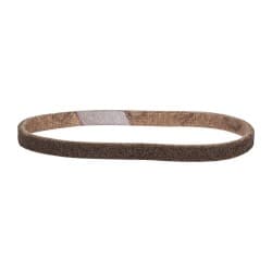 3M - 1/2" Wide x 18" OAL, Aluminum Oxide Abrasive Belt - Aluminum Oxide, Coarse, Nonwoven, Series SC-BS - A1 Tooling