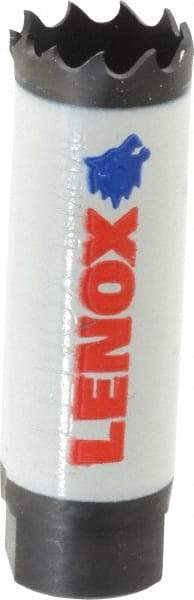 Lenox - 3/4" Diam, 1-1/2" Cutting Depth, Hole Saw - Bi-Metal Saw, Toothed Edge - A1 Tooling