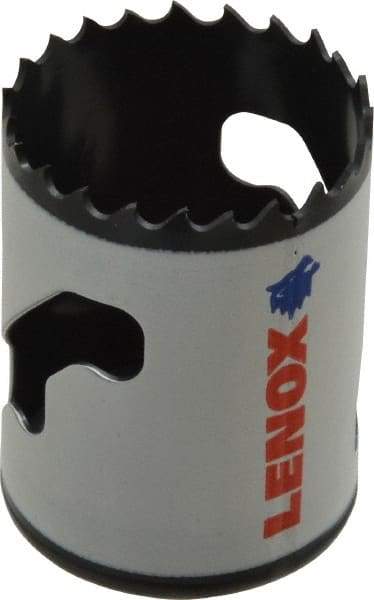 Lenox - 1-9/16" Diam, 1-1/2" Cutting Depth, Hole Saw - Bi-Metal Saw, Toothed Edge - A1 Tooling