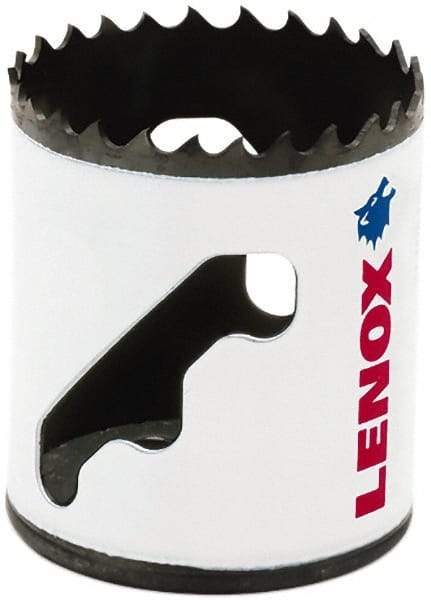 Lenox - 1-3/4" Diam, 1-1/2" Cutting Depth, Hole Saw - Bi-Metal Saw, Toothed Edge - A1 Tooling