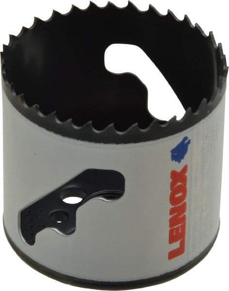 Lenox - 2-1/4" Diam, 1-1/2" Cutting Depth, Hole Saw - Bi-Metal Saw, Toothed Edge - A1 Tooling