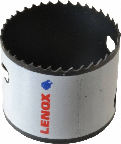 Lenox - 2-9/16" Diam, 1-1/2" Cutting Depth, Hole Saw - Bi-Metal Saw, Toothed Edge - A1 Tooling