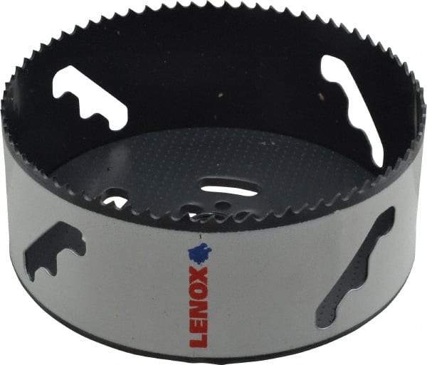 Lenox - 5" Diam, 1-1/2" Cutting Depth, Hole Saw - Bi-Metal Saw, Toothed Edge - A1 Tooling