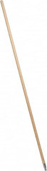 PRO-SOURCE - 60 x 15/16" Wood Handle for Push Brooms - Threaded Connection, Tan - A1 Tooling