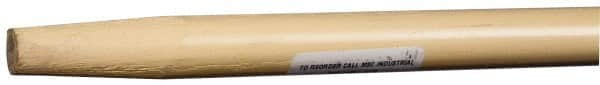 PRO-SOURCE - 48 x 7/8" Wood Handle for Push Brooms - Tapered Connection, Tan - A1 Tooling