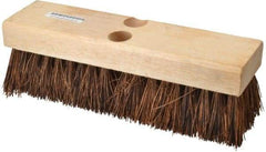 PRO-SOURCE - 2" Bristle Length, Palmyra Scrub Brush - 10" OAL, Tapered Handle, Hardwood Block - A1 Tooling