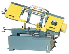 Enco - 10 x 17" Max Capacity, Manual Step Pulley Horizontal Bandsaw - 220/440 Volts, 2 hp, 3 Phase - A1 Tooling