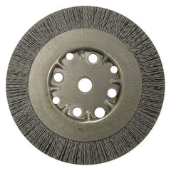 Anderson - 10" OD, 3/4" Arbor Hole, Crimped Nylon Wheel Brush - 1" Face Width - A1 Tooling