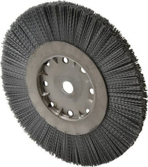 Anderson - 10" OD, 3/4" Arbor Hole, Crimped Nylon Wheel Brush - 1" Face Width - A1 Tooling