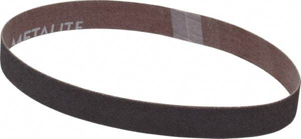 Norton - 3/4" Wide x 18" OAL, 60 Grit, Aluminum Oxide Abrasive Belt - Aluminum Oxide, Medium, Coated, Series R283 - A1 Tooling