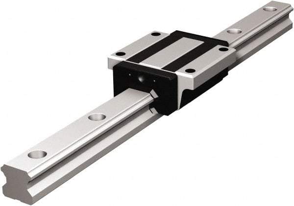 THK - 460mm OAL x 15mm Overall Width x 15mm Overall Height 4 Way HSR Rail - 60mm Between Holes, 4-1/2 x 7-1/2 x 5.3mm Hole Size - A1 Tooling