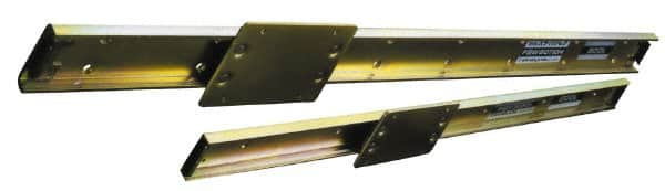 THK - 1,500mm OAL x 50mm Overall Width x 17mm Overall Height Roller Rail System - 100mm Between Holes, 6 x 7mm Hole Size - A1 Tooling