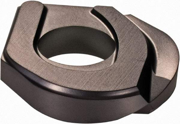 Iscar - HCRD.75 QF Grade IC908 Carbide Milling Insert - TiAlN Finish, 0.183" Thick, 3/4" Inscribed Circle, 3/8" Corner Radius - A1 Tooling