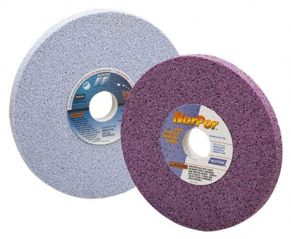 Norton - 12" Diam x 3" Hole x 1" Thick, H Hardness, 60 Grit Surface Grinding Wheel - Ceramic, Type 1, Medium Grade, 2,710 Max RPM, Vitrified Bond, No Recess - A1 Tooling