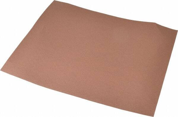 Norton - 320 Grit, Aluminum Oxide Sanding Sheet - 11" Long x 9" Wide, Extra Fine Grade, J Weighted Cloth Backing - A1 Tooling