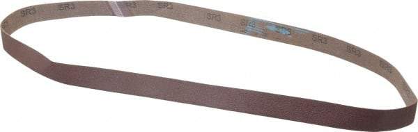 3M - 1" Wide x 48" OAL, 80 Grit, Aluminum Oxide Abrasive Belt - Aluminum Oxide, Medium, Coated, X Weighted Cloth Backing, Series 341D - A1 Tooling