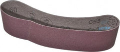 3M - 2" Wide x 18-15/16" OAL, 60 Grit, Aluminum Oxide Abrasive Belt - Aluminum Oxide, Medium, Coated, X Weighted Cloth Backing, Series 341D - A1 Tooling