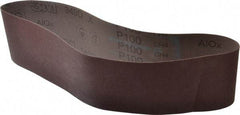 3M - 4" Wide x 36" OAL, 100 Grit, Aluminum Oxide Abrasive Belt - Aluminum Oxide, Fine, Coated, X Weighted Cloth Backing, Series 340D - A1 Tooling