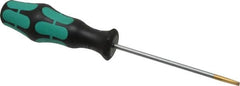 Wera - 198mm OAL Standard Slotted Screwdriver - Round Shank, Ergonomic Handle - A1 Tooling