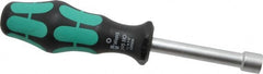 Wera - 7/16" Hollow Shaft Nutdriver - Ergonomic Handle, 7-3/4" OAL - A1 Tooling