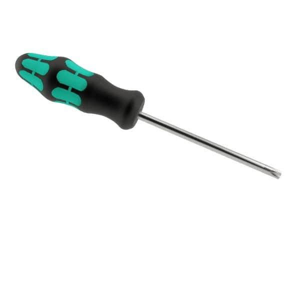 Wera - T25 Torx Driver - 4" Blade Length, 8-3/16" OAL, Ergonomic Handle - A1 Tooling