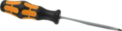 Wera - 161mm OAL Standard Slotted Screwdriver - Hexagon Shank, Ergonomic Handle - A1 Tooling