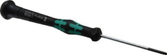 Wera - Electronic/Electrostatic Slotted Screwdriver - 60mm Blade Length, Round Shank, Ergonomic Handle - A1 Tooling